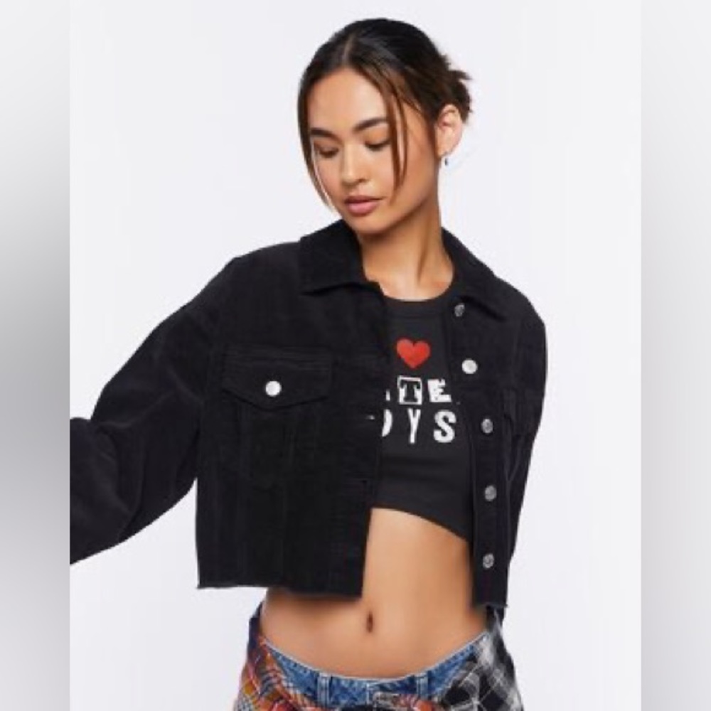 Forever 21 Black Corduroy Jacket
